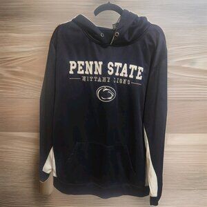 Colosseum Penn State long sleeve Hoodie Stich Lettering Blue XXL NCAA Football